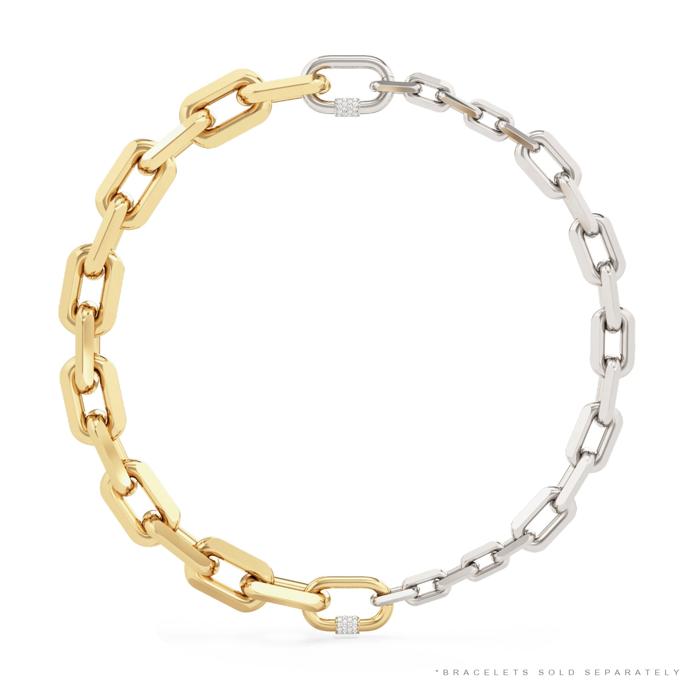 Modular Hype Chain Bracelet + Bond Chain Bracelet