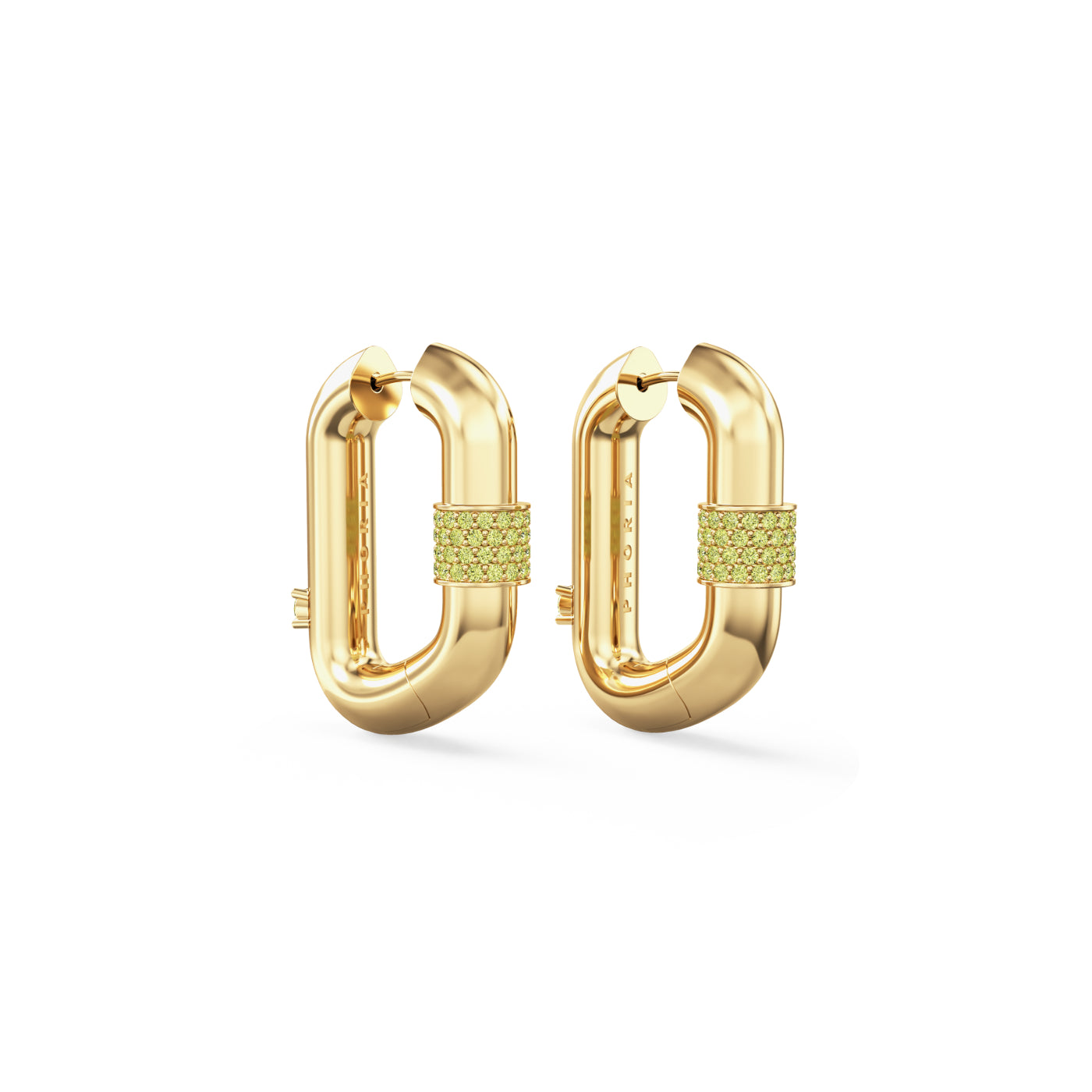 Vice Carabiner Hoop Earrings