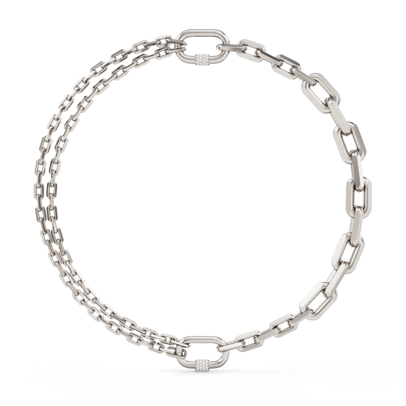Modular Screw Chain Bracelets + Bond Chain Bracelet