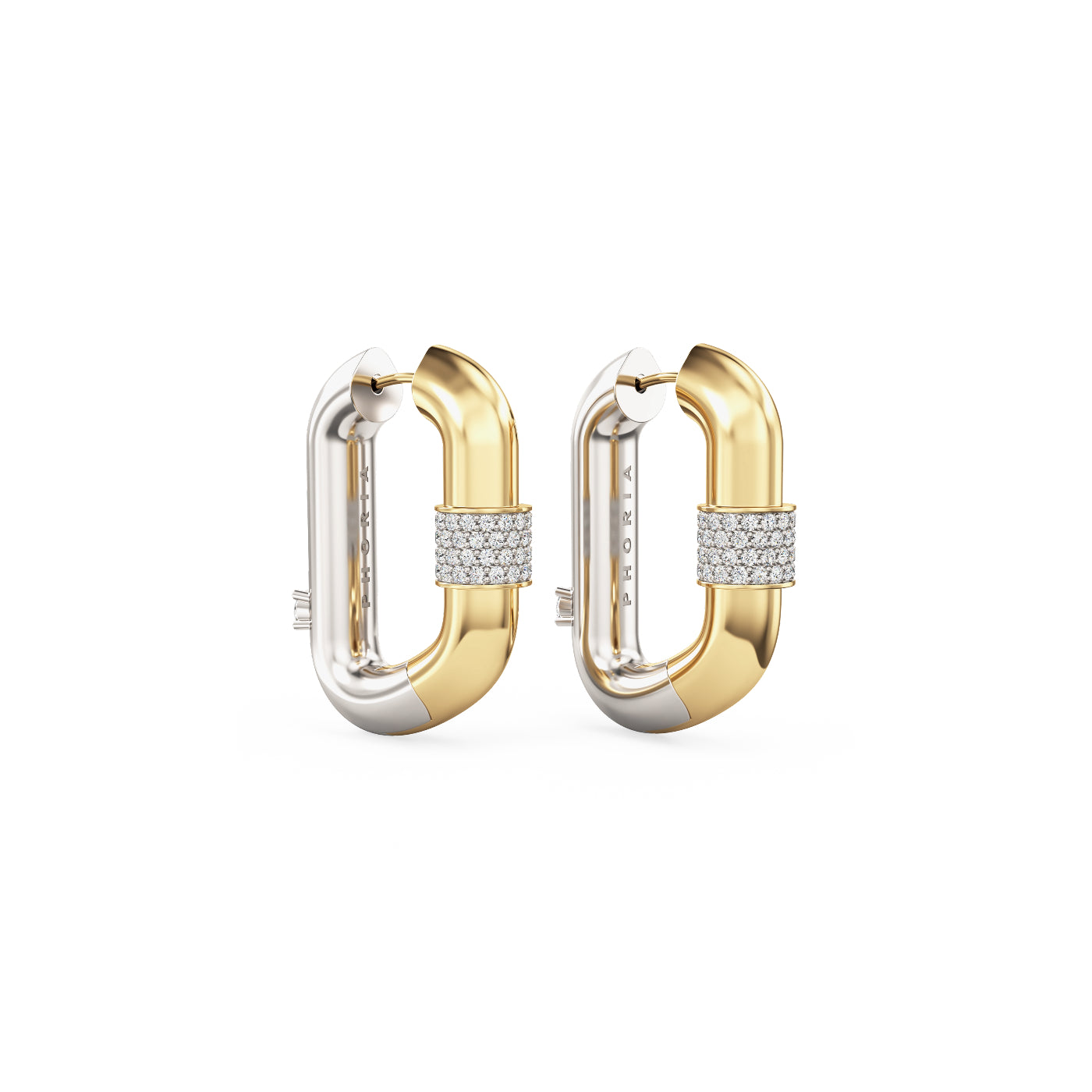 Vice Carabiner Hoop Earrings