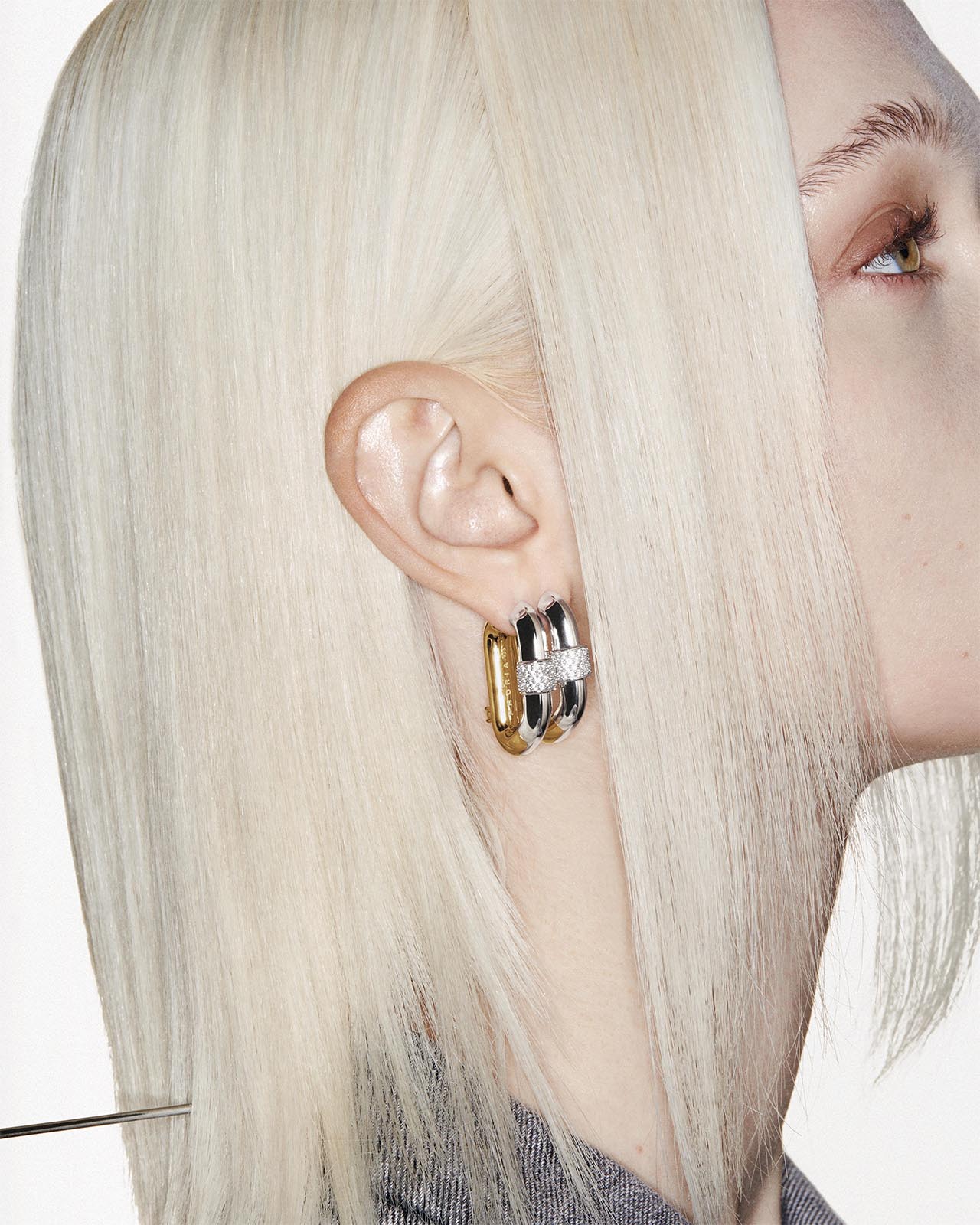 Vice Carabiner Hoop Earrings
