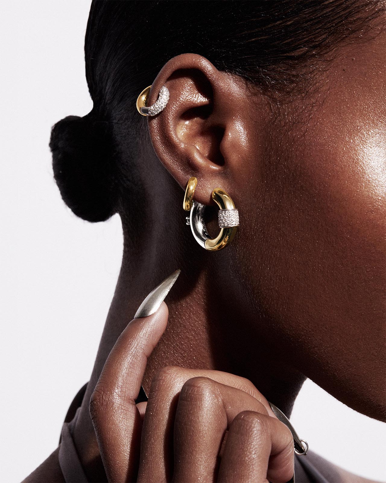 Powerplay Hoop Earrings