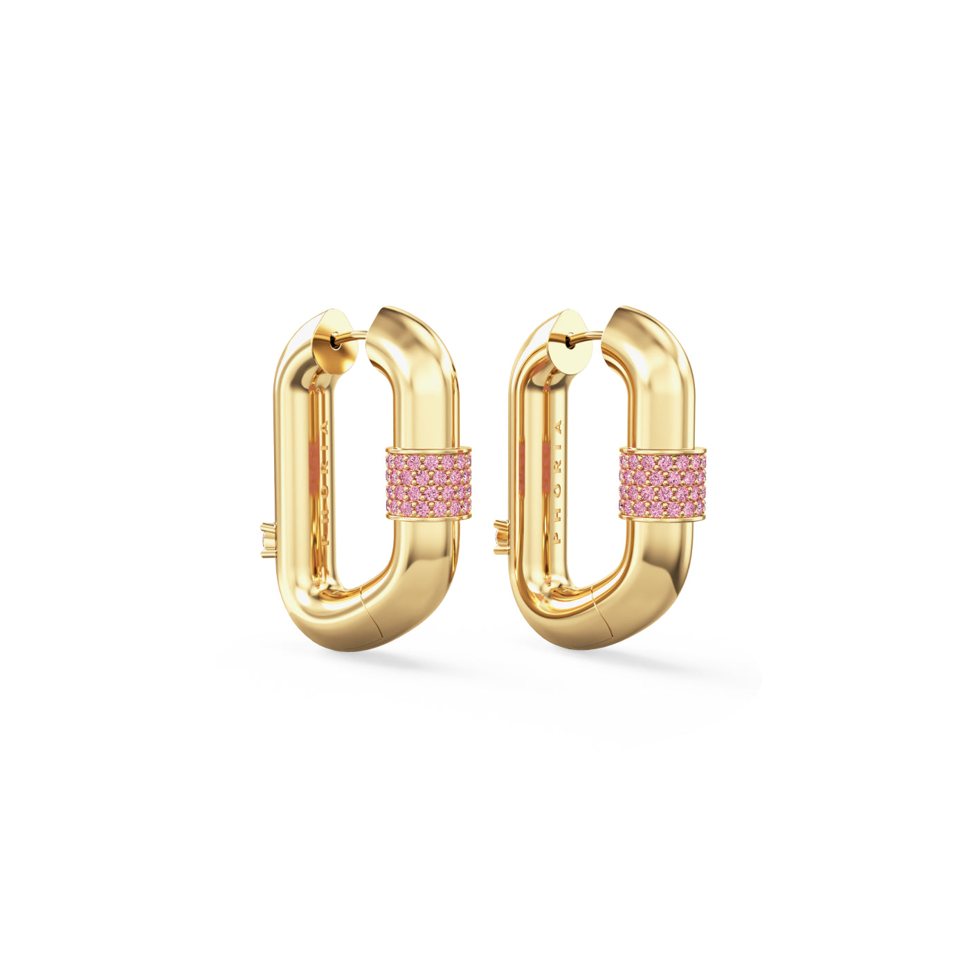 Vice Carabiner Hoop Earrings