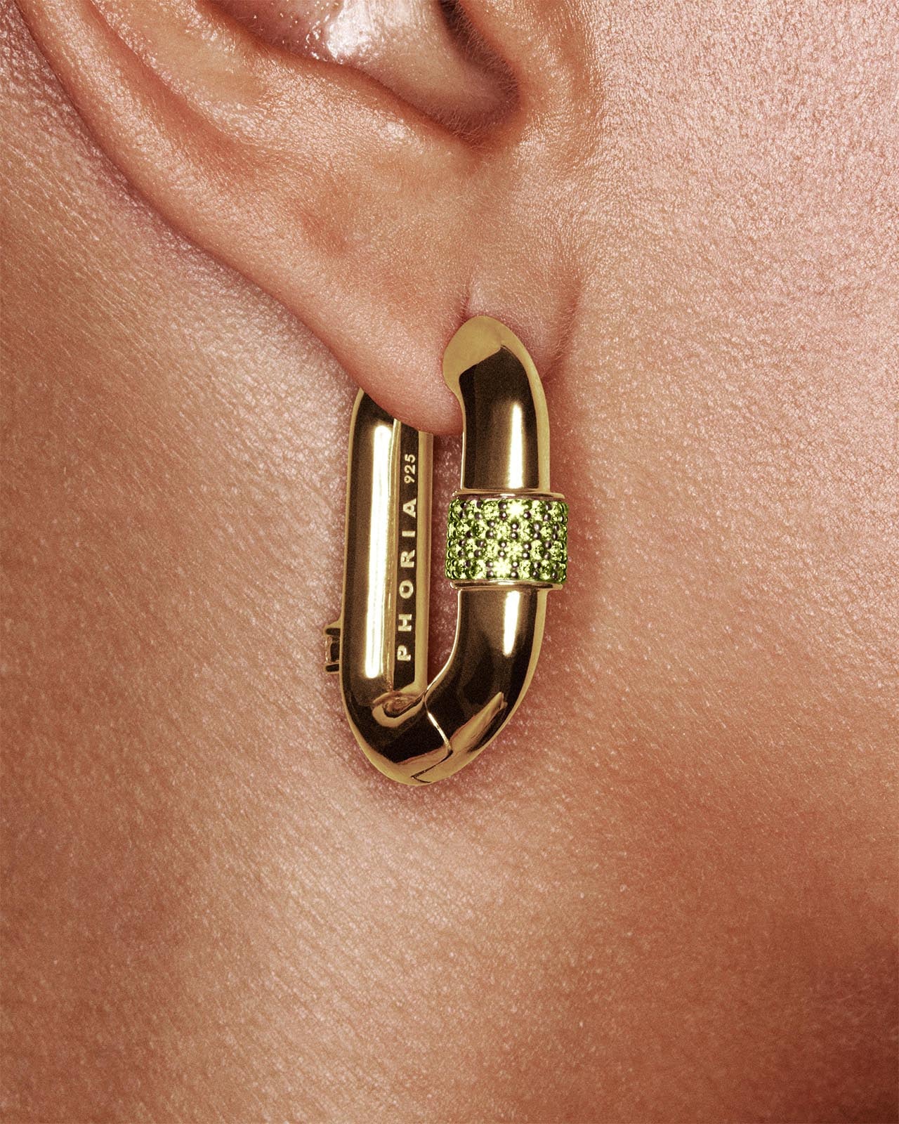Vice Carabiner Hoop Earrings