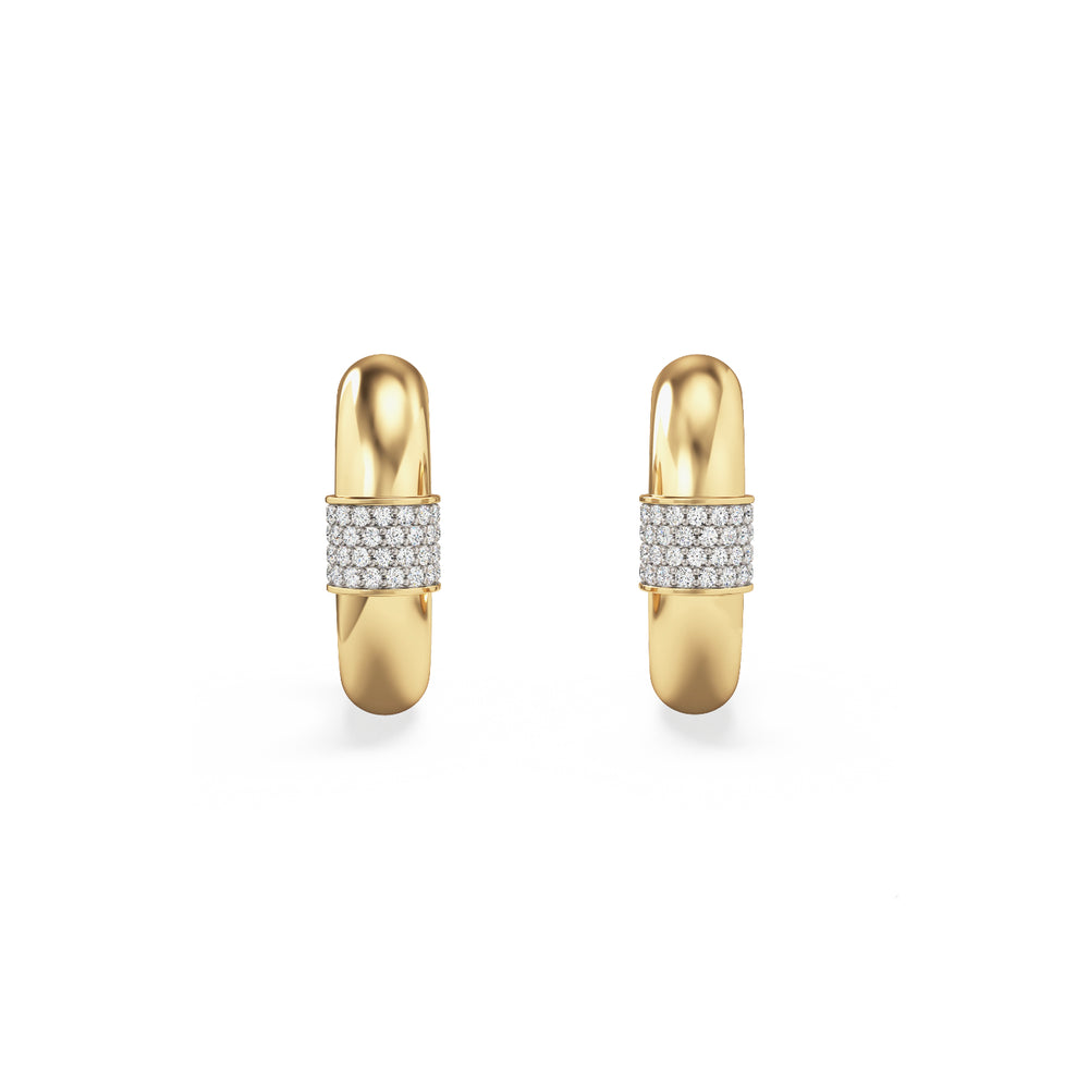 Powerplay Hoop Earrings