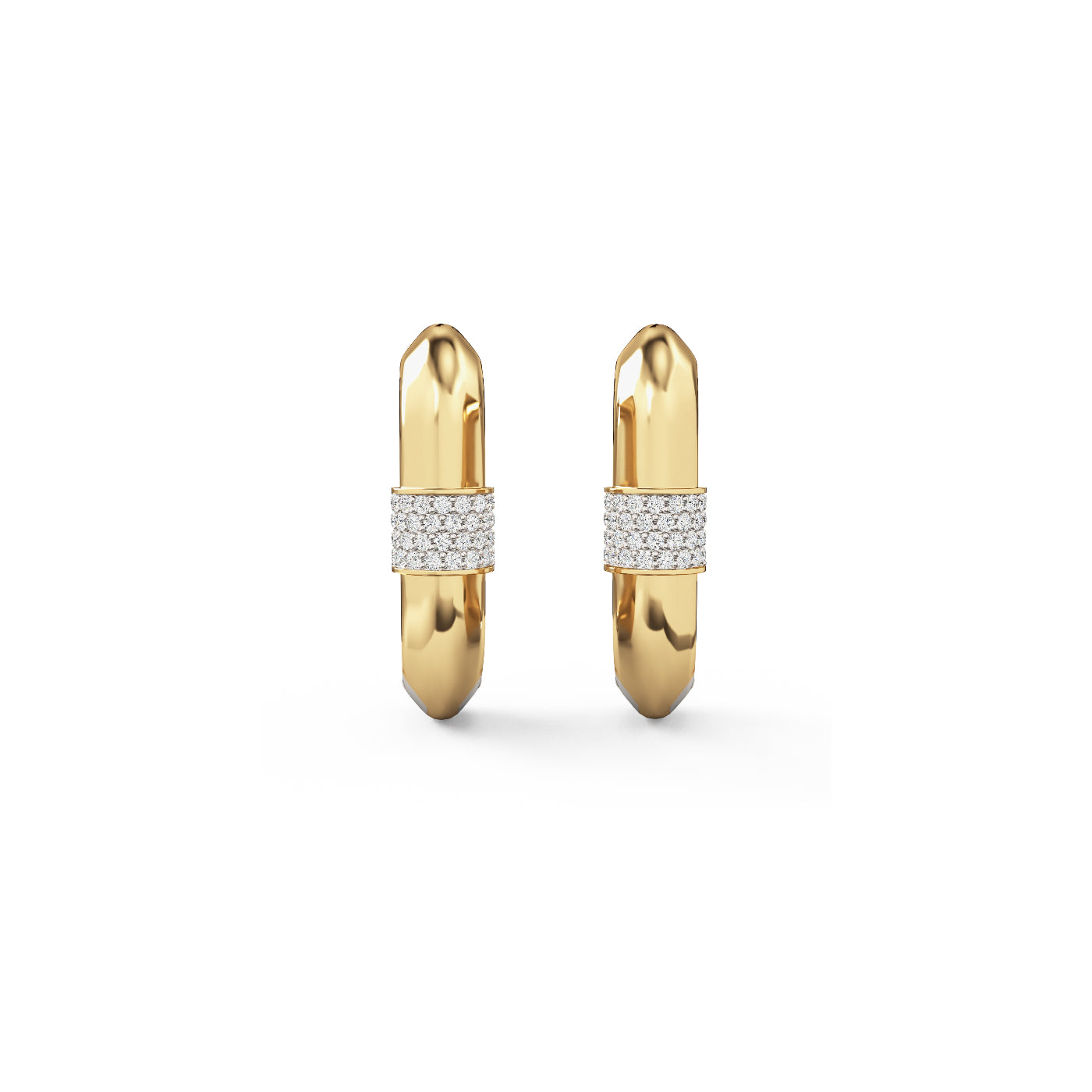 Vice Carabiner Hoop Earrings
