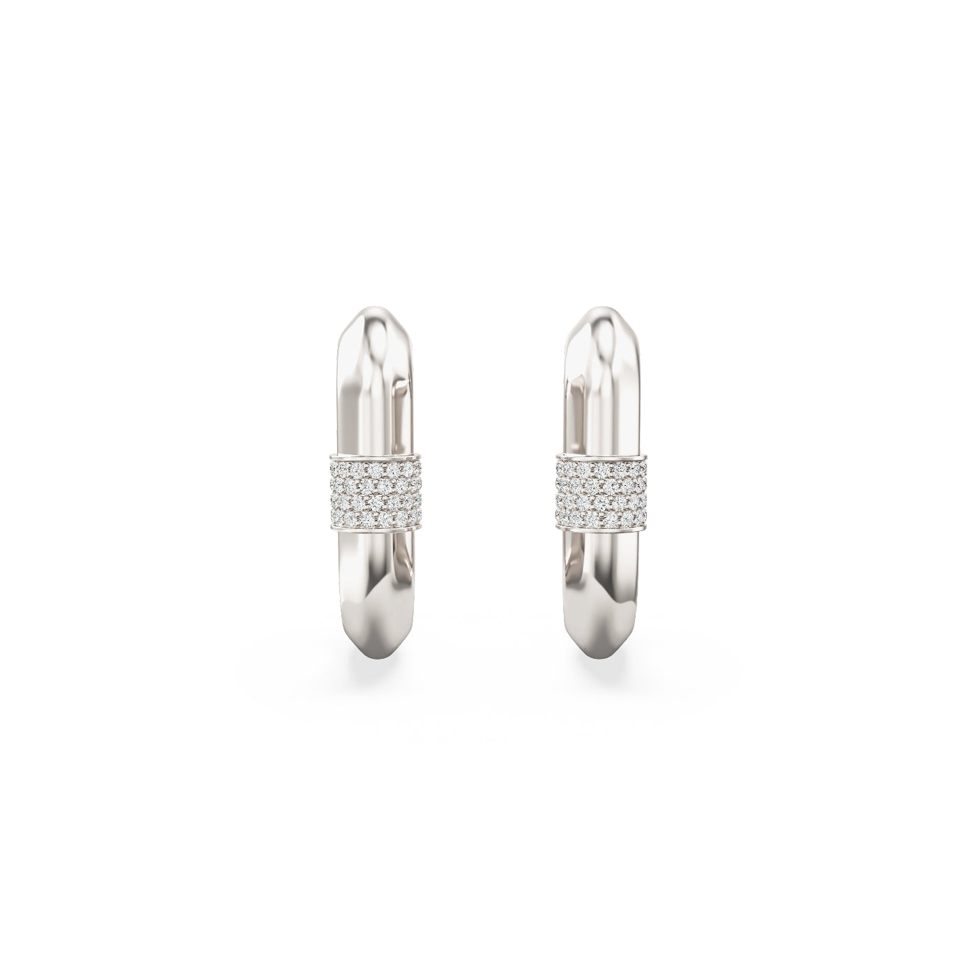 Vice Carabiner Hoop Earrings