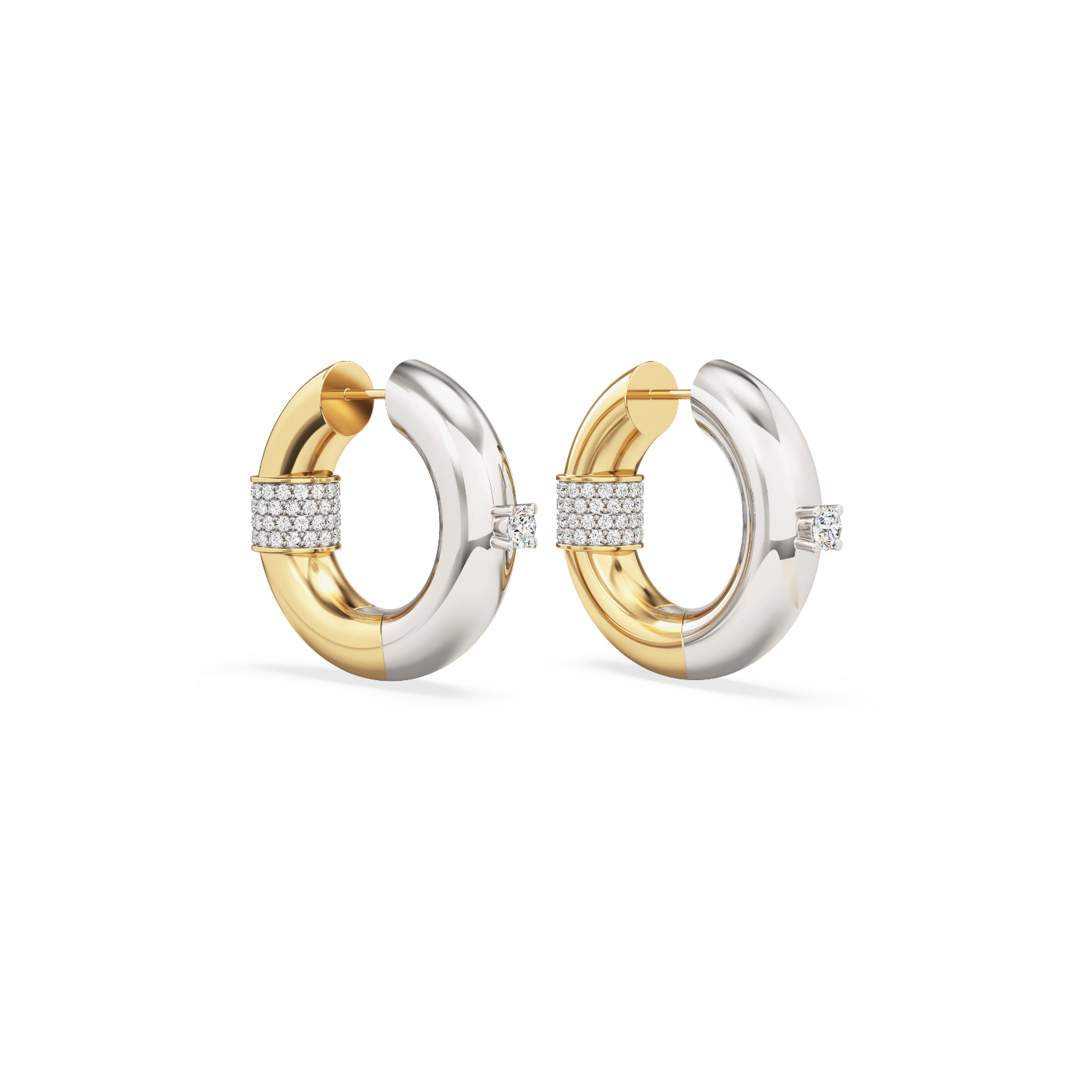 Powerplay Hoop Earrings