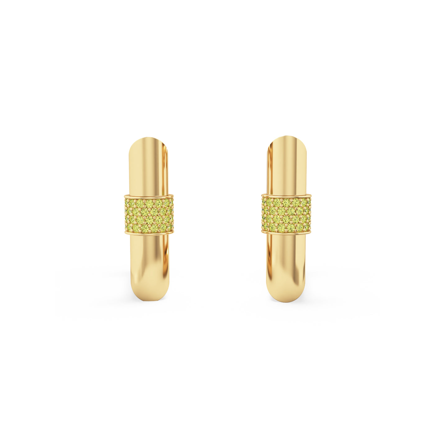 Blaze Square Hoop Earrings