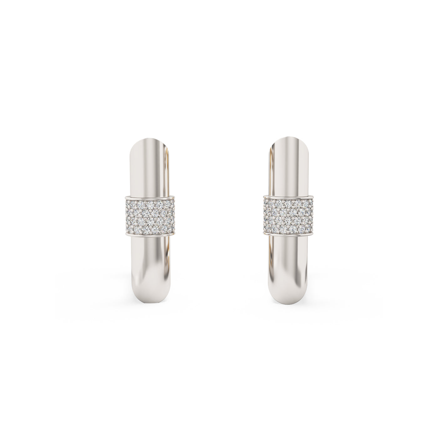 Blaze Square Hoop Earrings