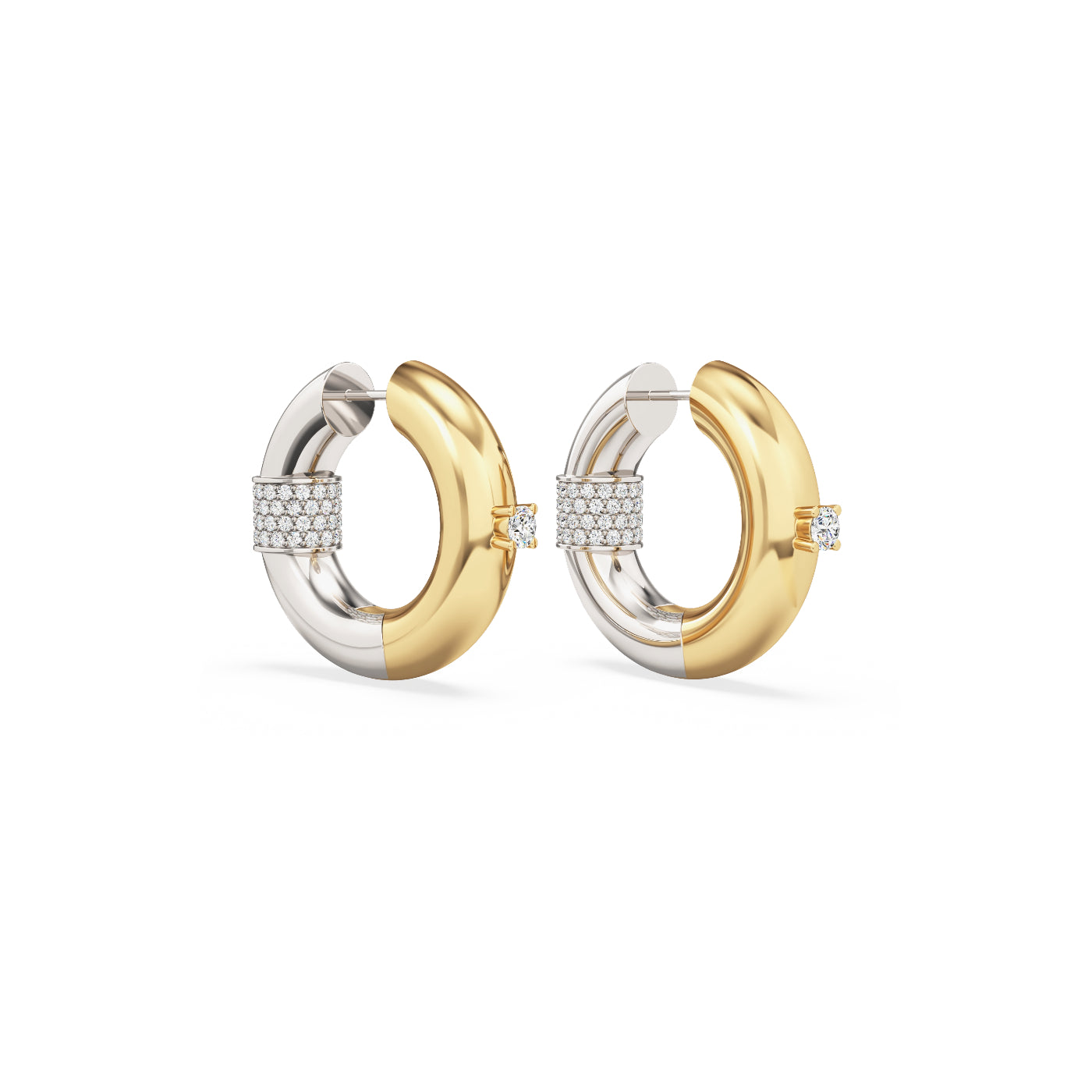 Powerplay Hoop Earrings