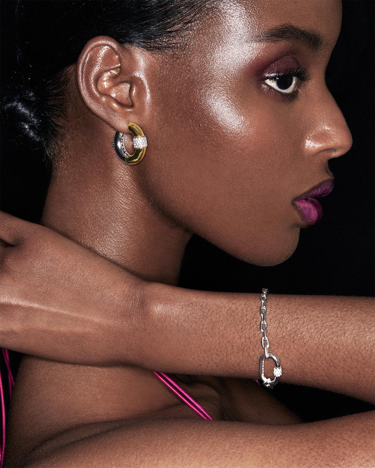 Powerplay Hoop Earrings