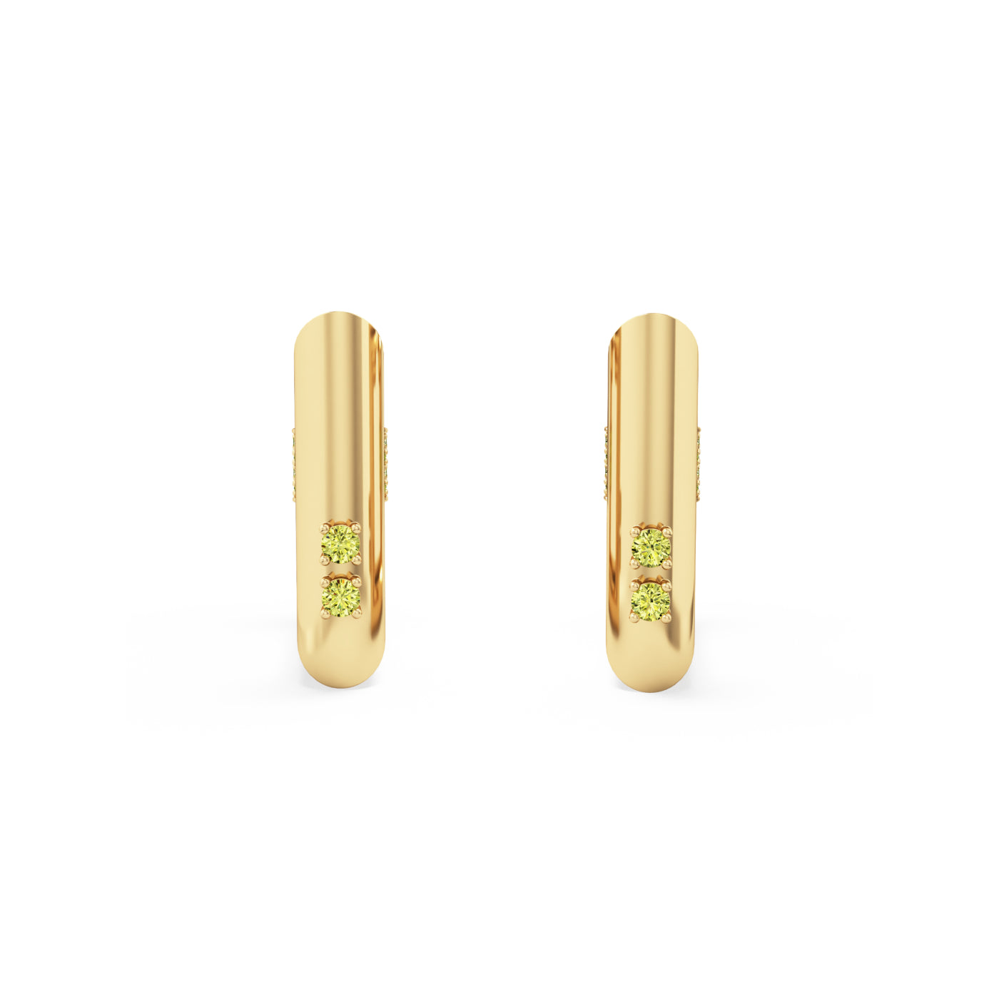 Blaze Square Hoop Earrings