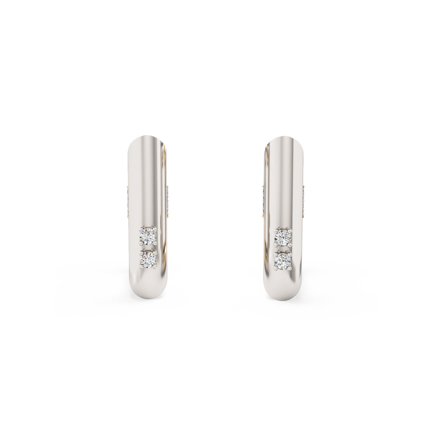 Blaze Square Hoop Earrings