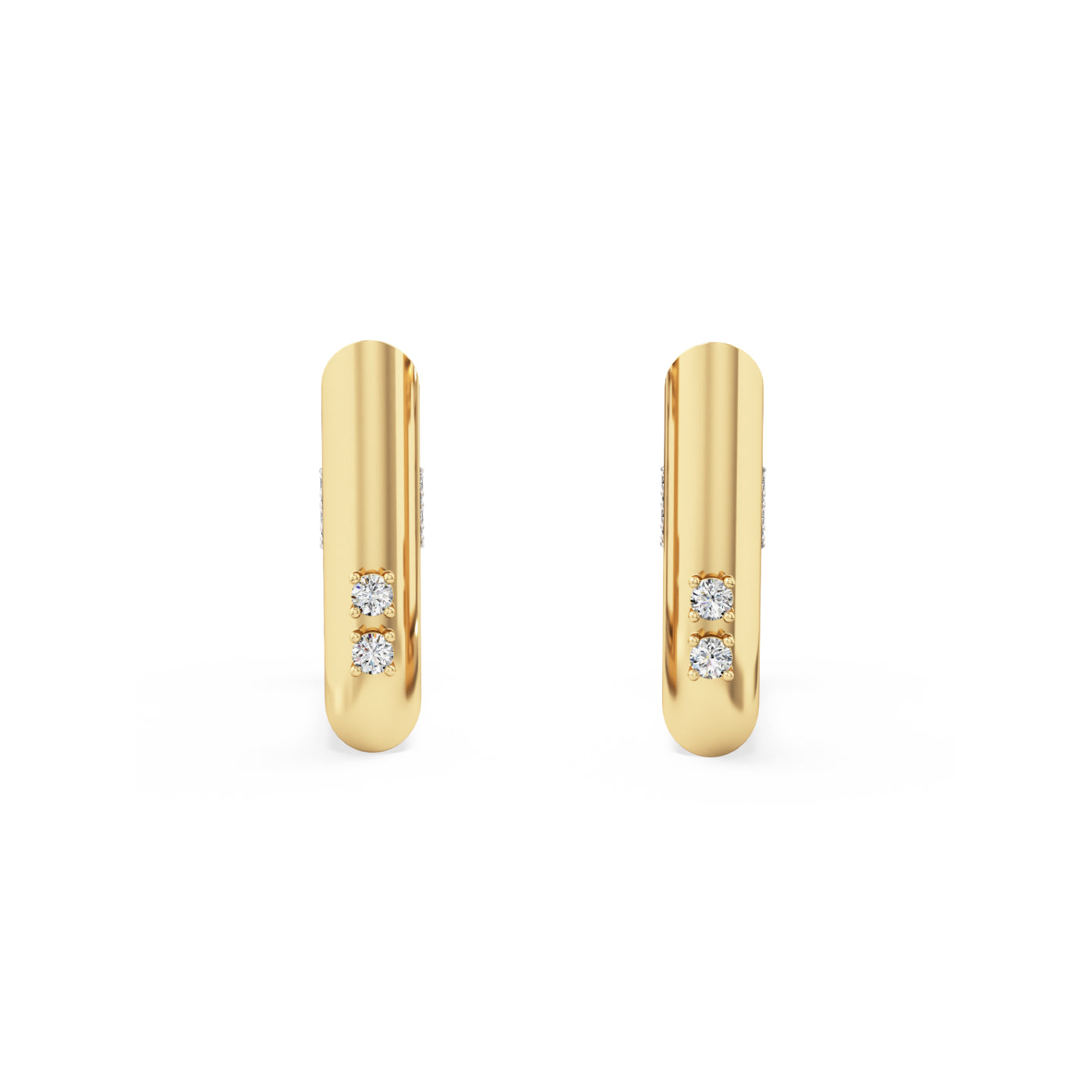Blaze Square Hoop Earrings