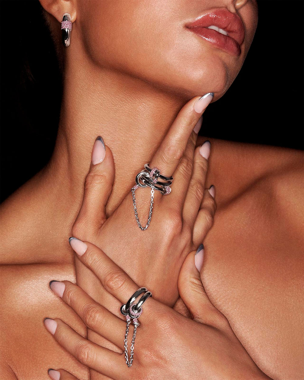 Vice Carabiner Hoop Earrings