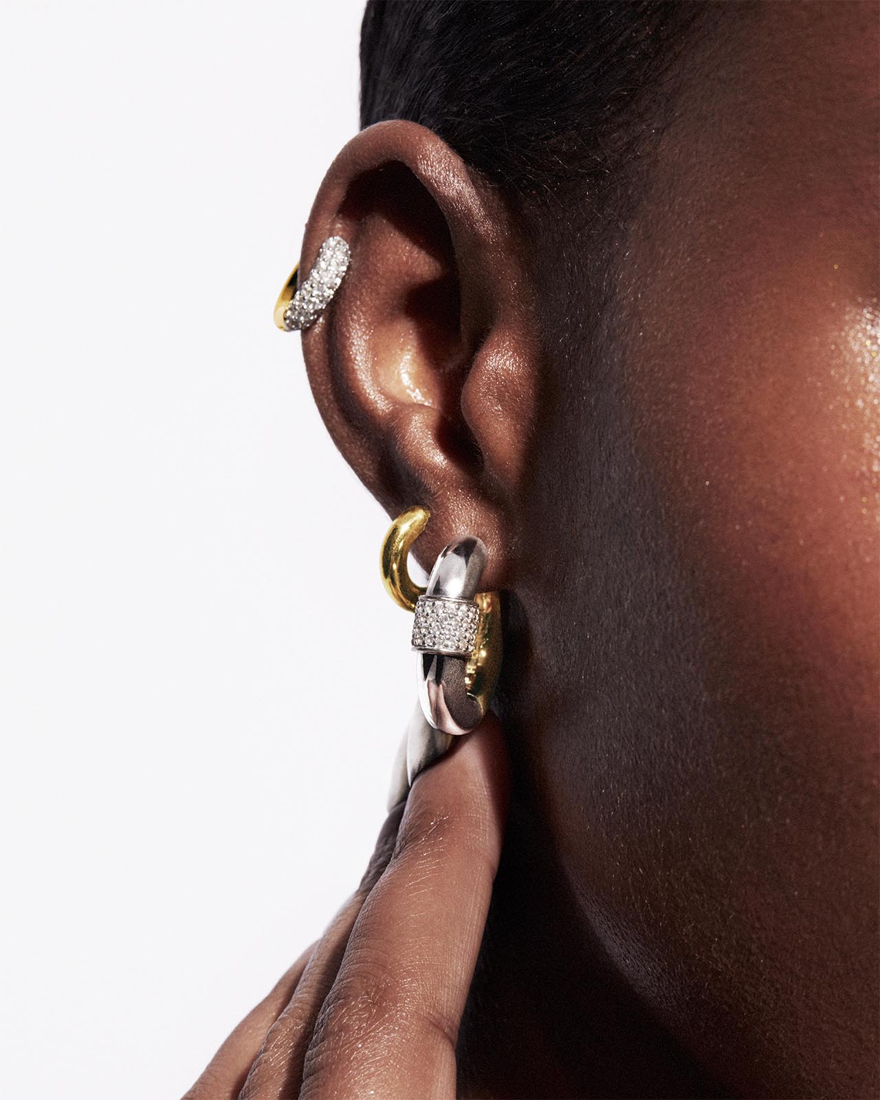 Powerplay Hoop Earrings