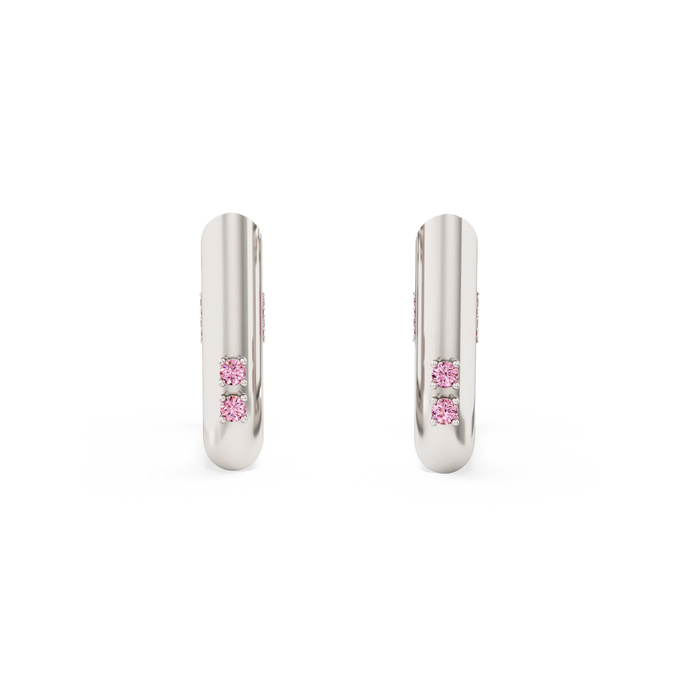 Blaze Square Hoop Earrings