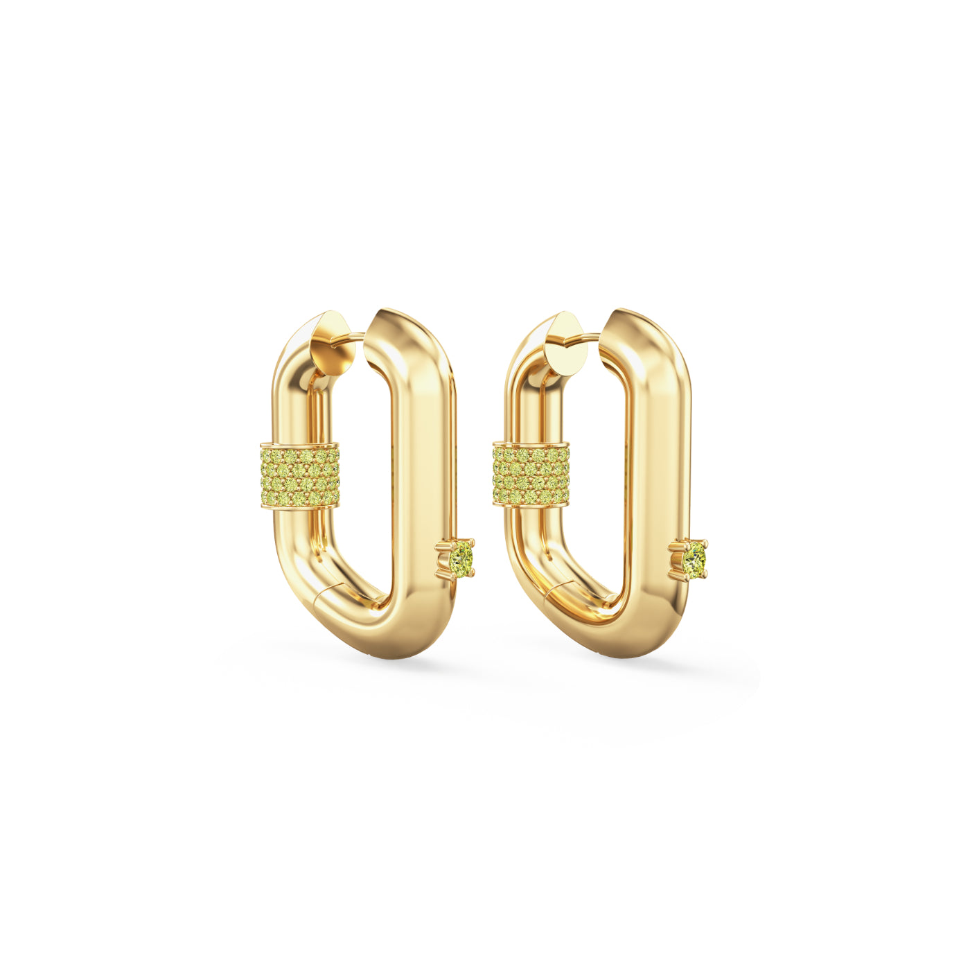 Vice Carabiner Hoop Earrings