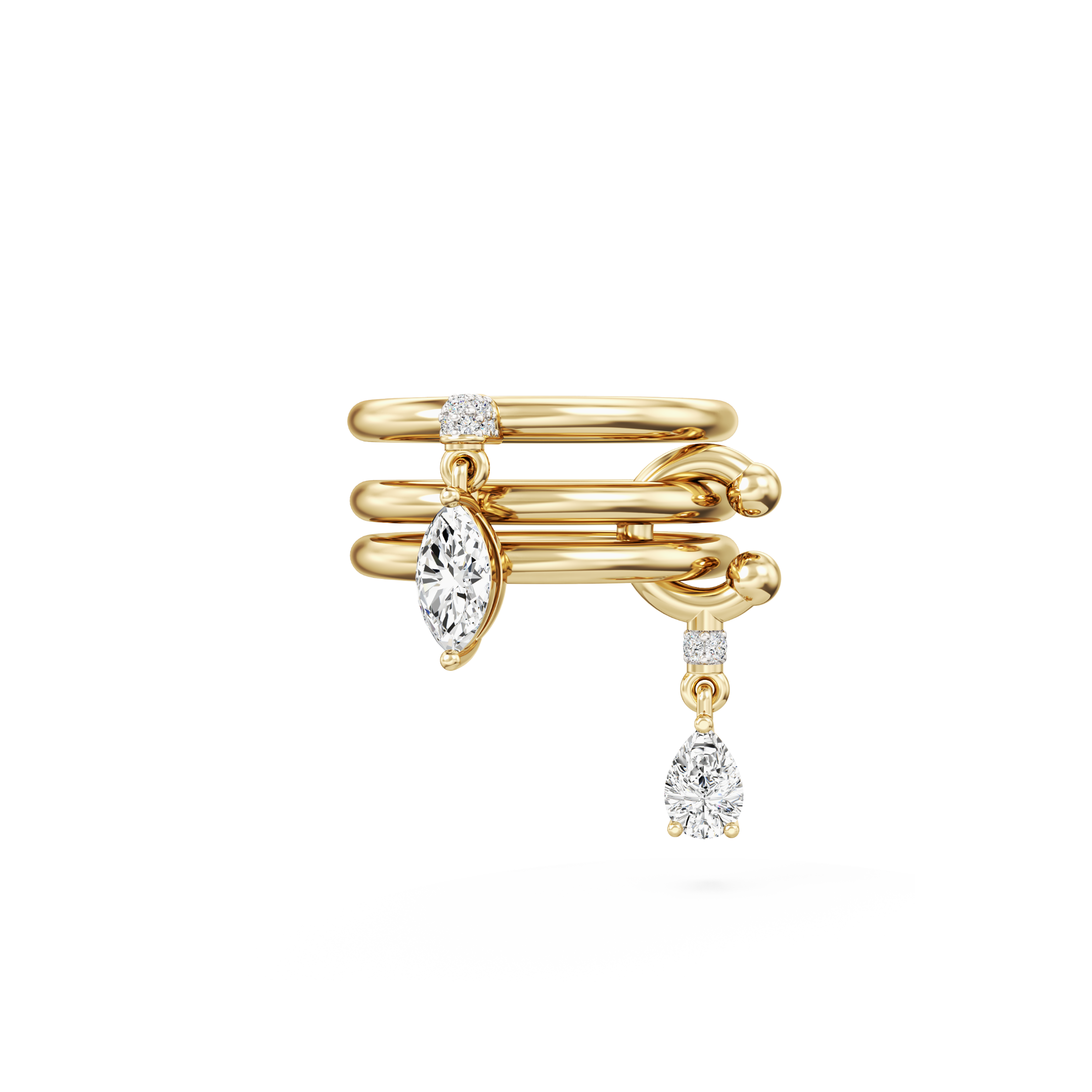 Marquise Drop Ring