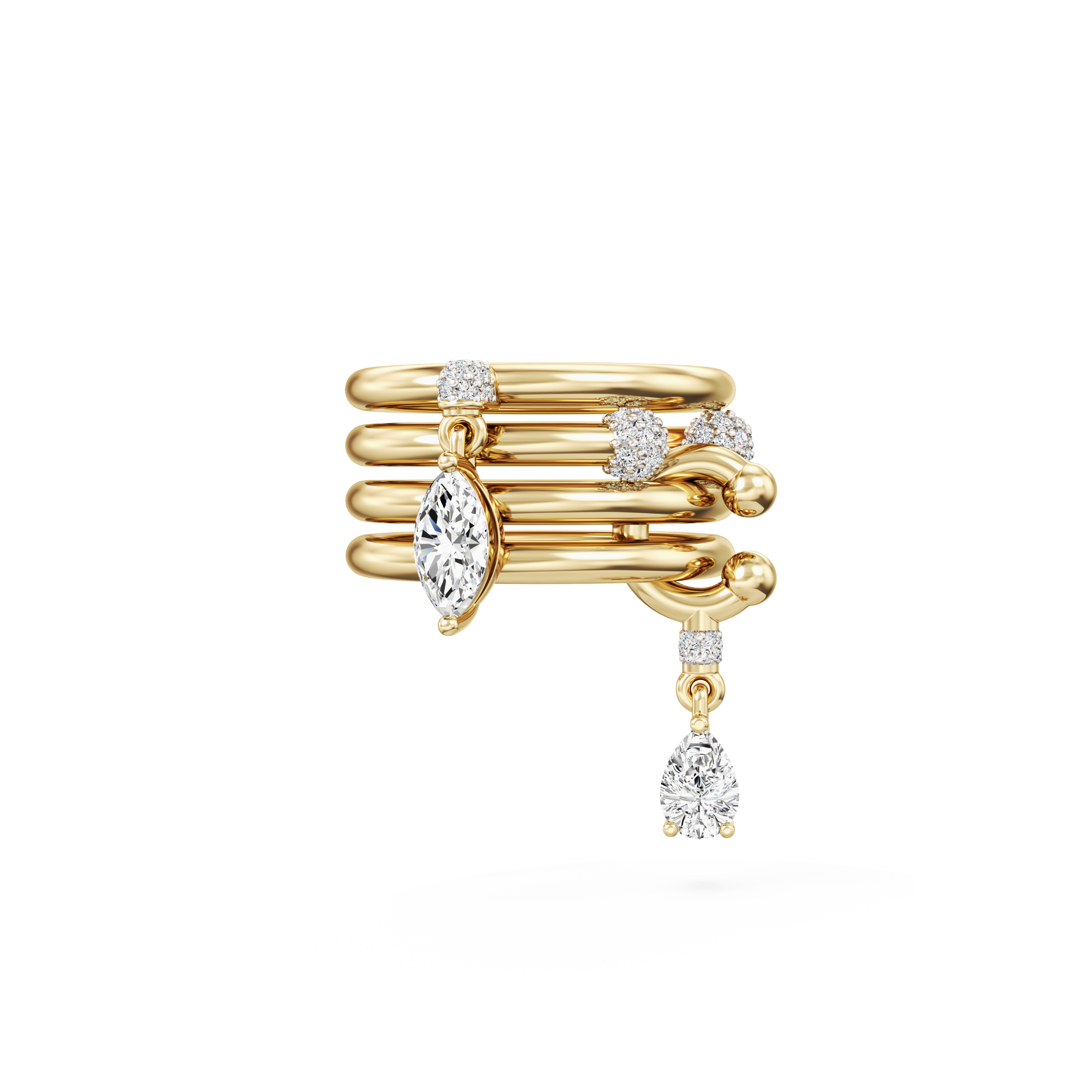 Marquise Drop Ring