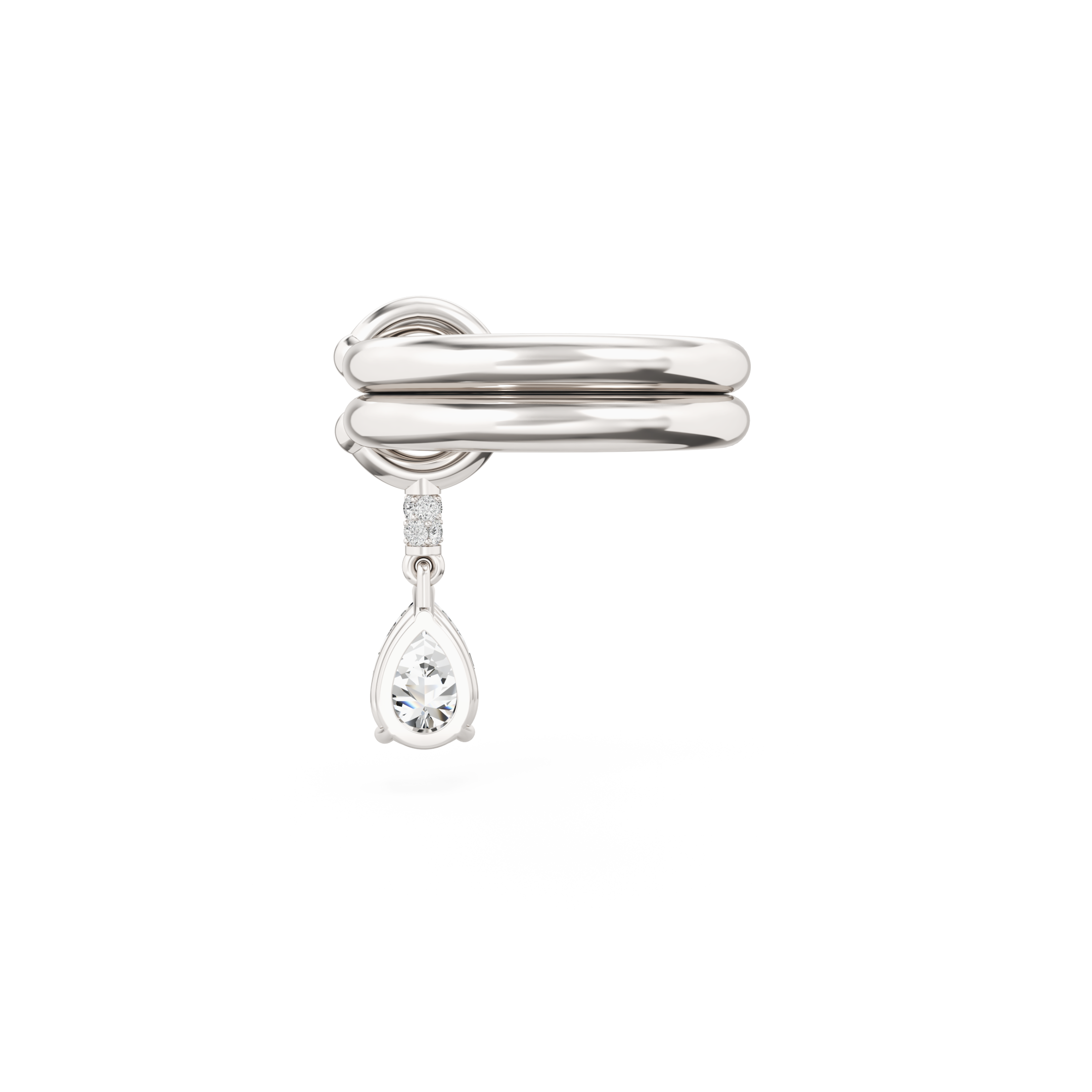 Pierced Drop Ring