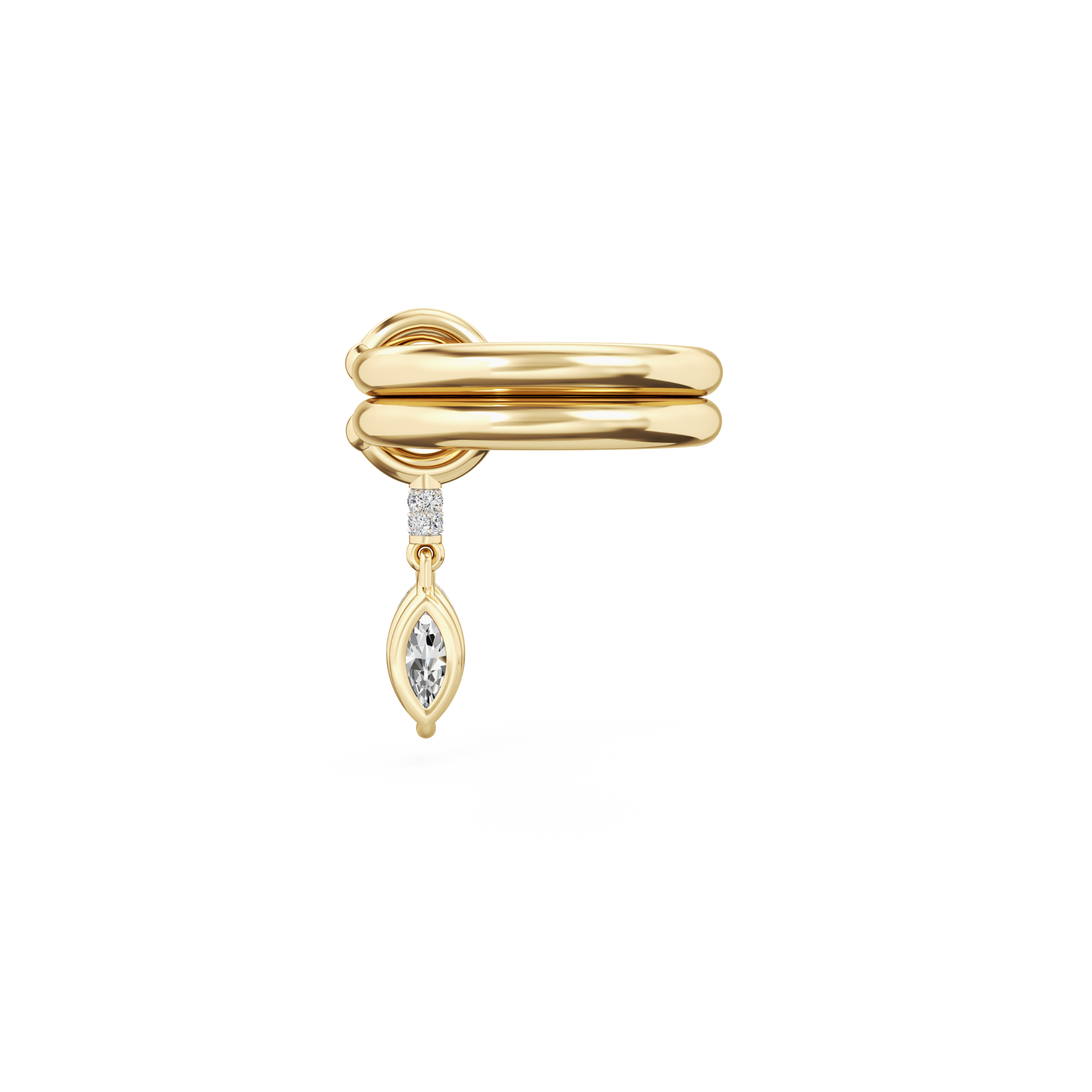 Pierced Drop Ring