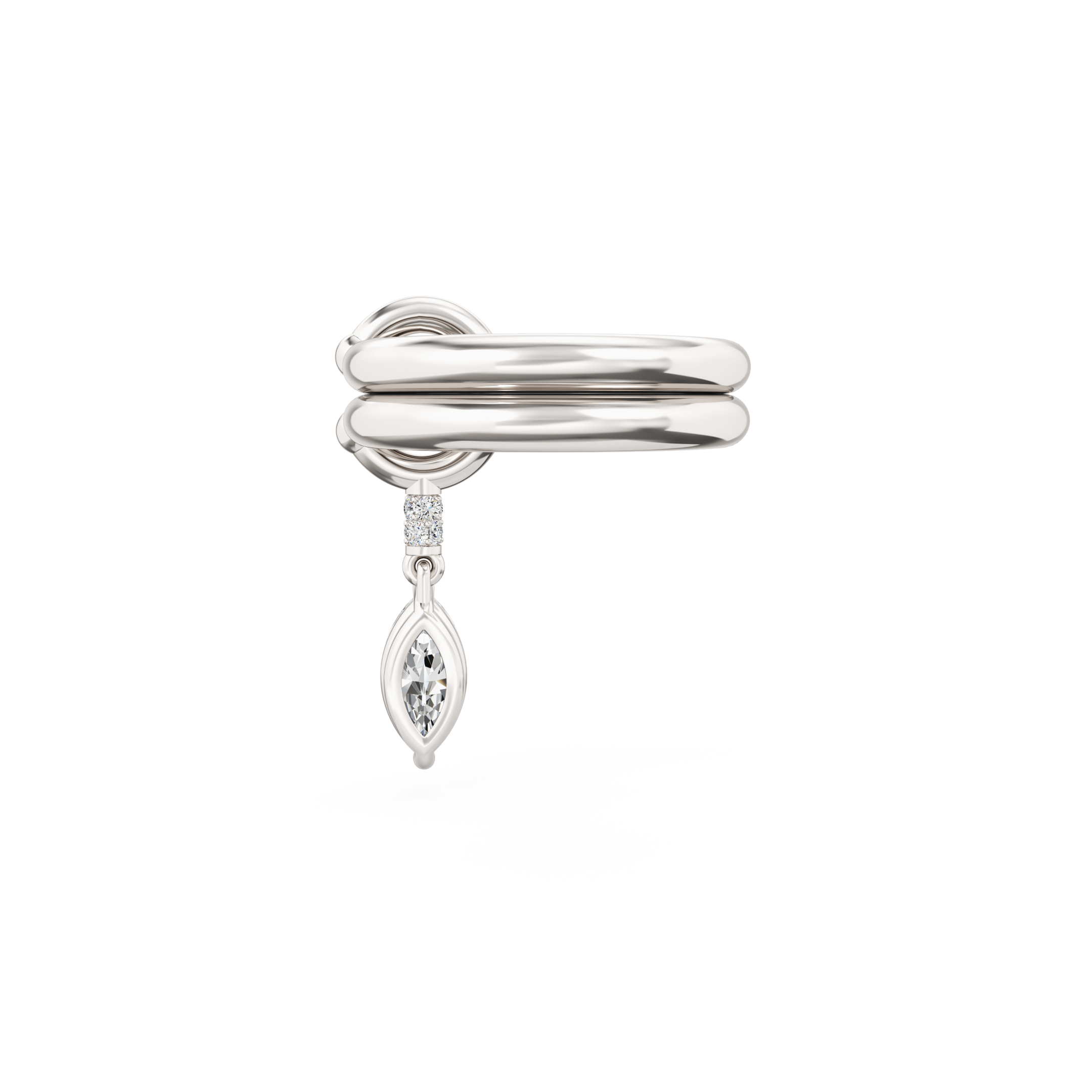 Pierced Drop Ring
