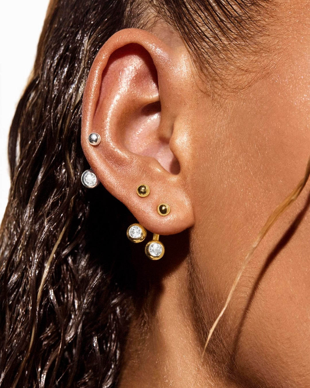 Mini Belly Bar Earrings