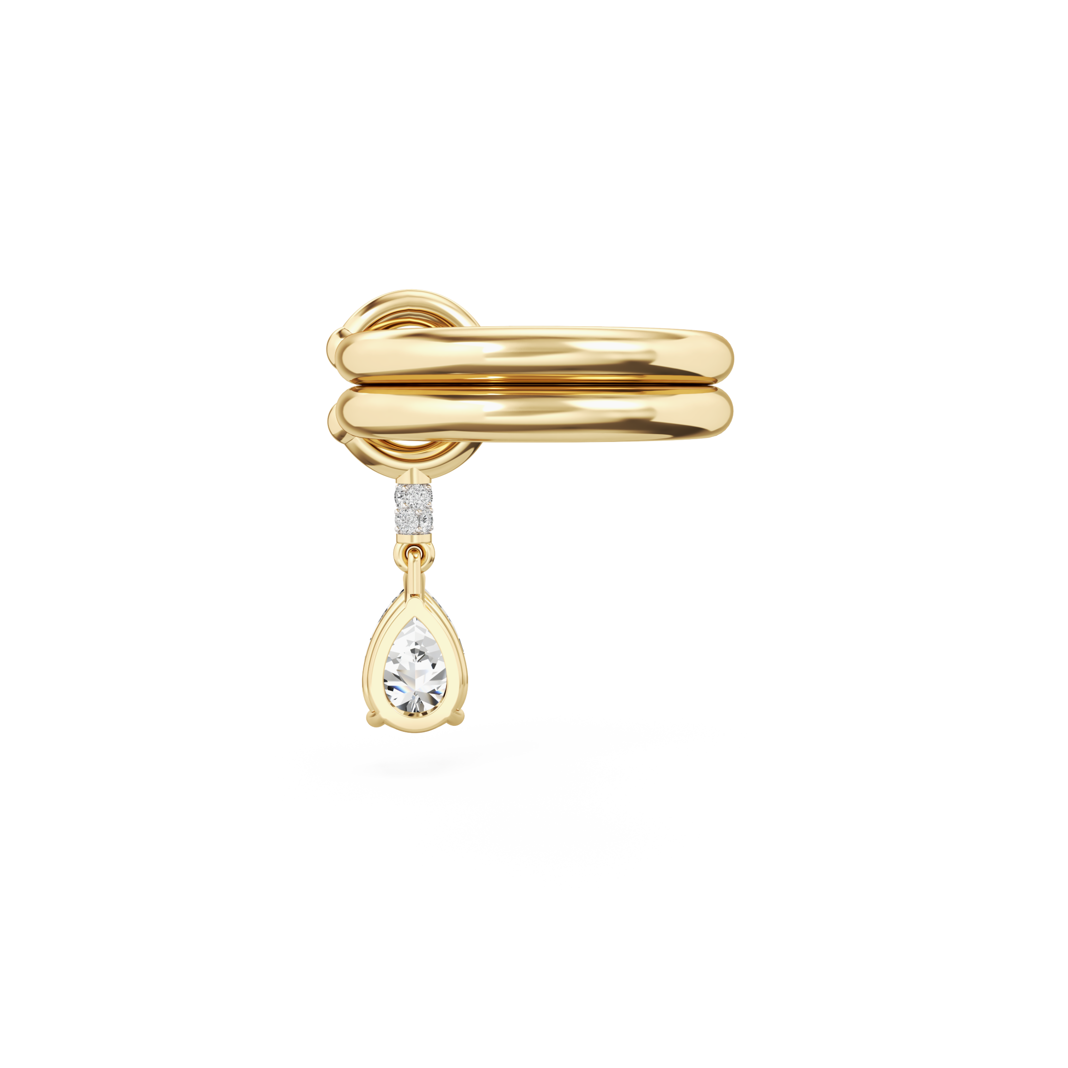 Pierced Drop Ring