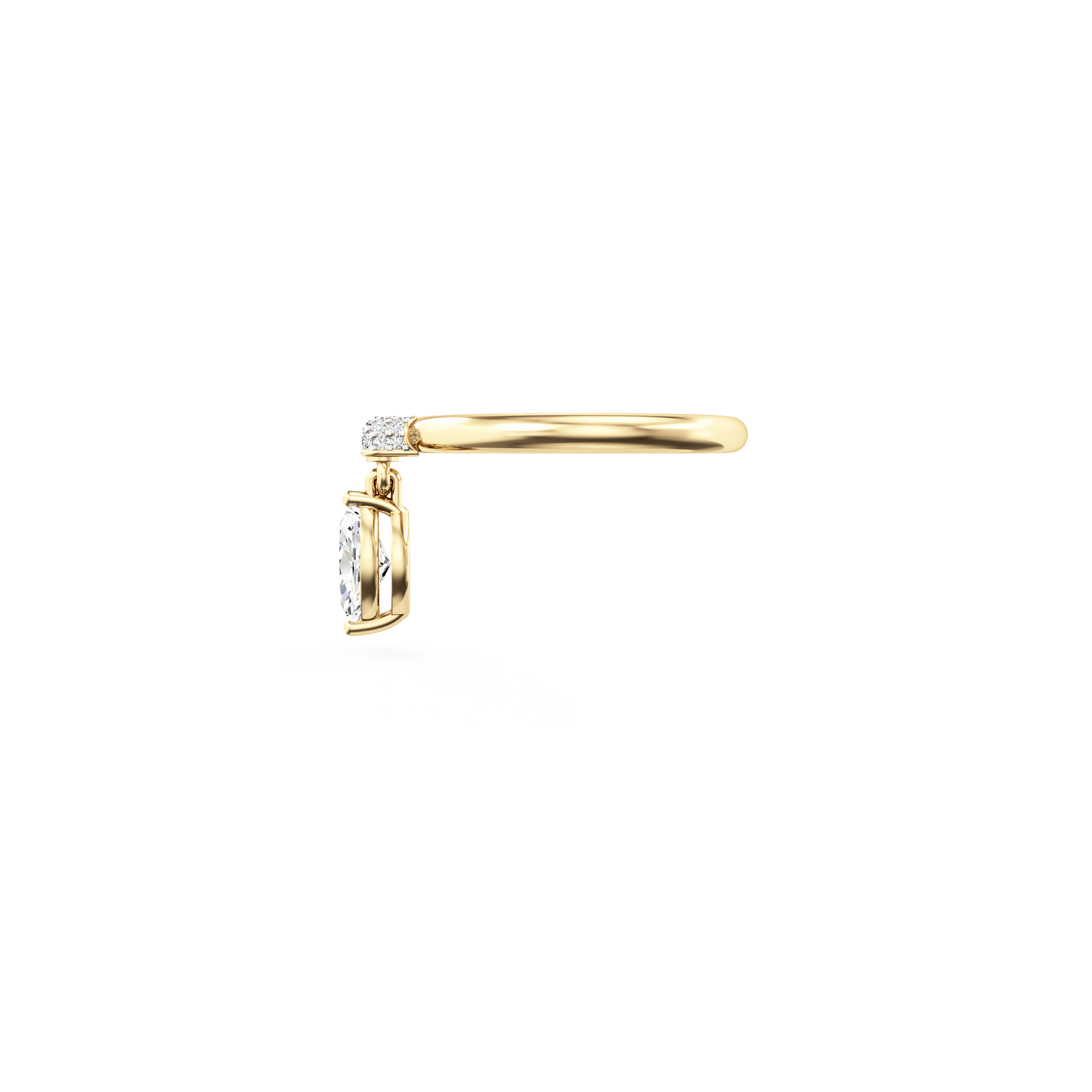 Marquise Drop Ring