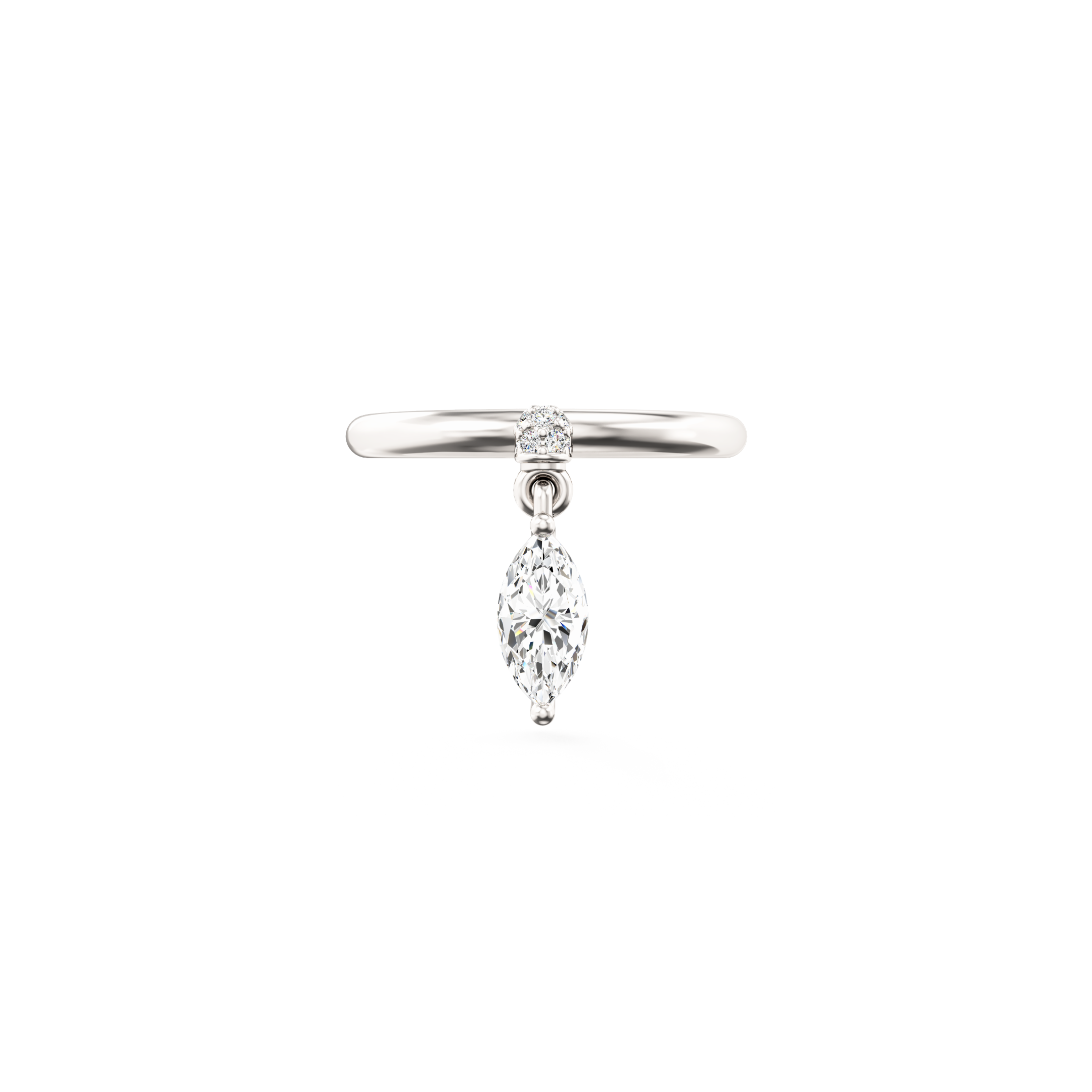 Marquise Drop Ring
