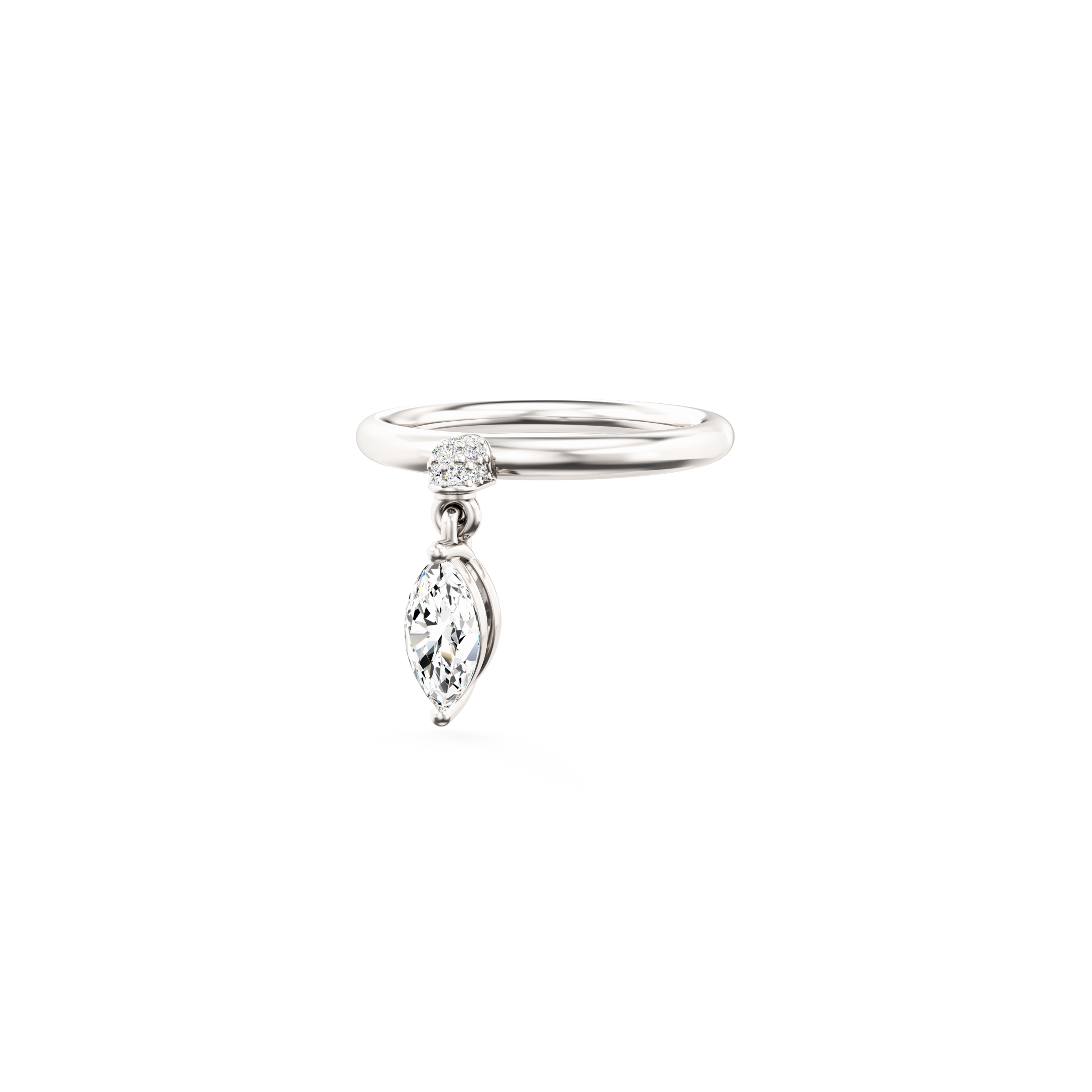 Marquise Drop Ring