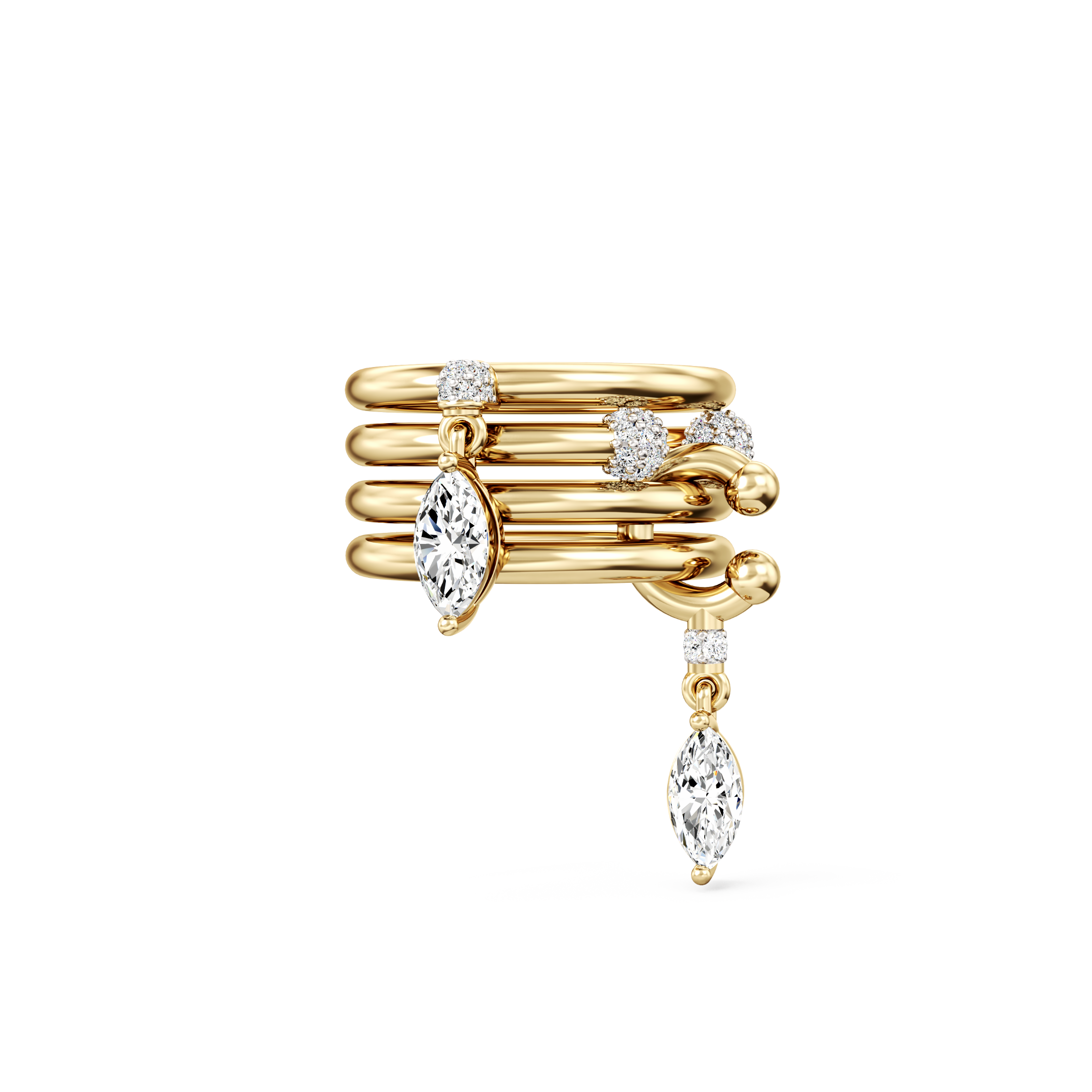 Marquise Drop Ring
