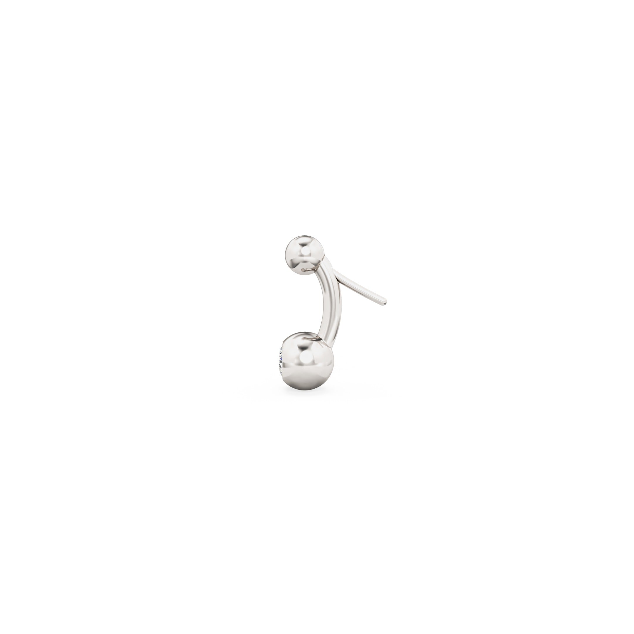 Mini Belly Bar Earrings