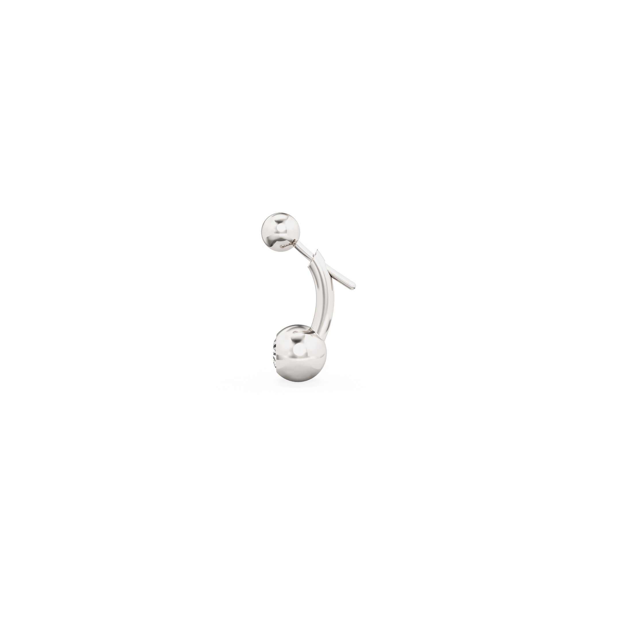 Mini Belly Bar Earrings